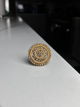 Load image into Gallery viewer, Circle Gold Abstract Design Ring