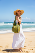 Load image into Gallery viewer, Green Towel Hobo Bag