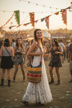 Load image into Gallery viewer, Vibrant Patchwork Crossbody Bag