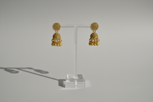 Load image into Gallery viewer, Gold Lightweight Mini Jhumki Earrings