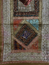 Load image into Gallery viewer, Medium Brown Shimmer Textile Wall Art