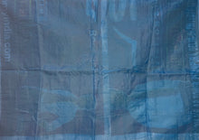Load image into Gallery viewer, Large Blue Patchwork Textile Wall Art