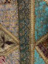 Load image into Gallery viewer, Large Olive Shimmer Textile Wall Art