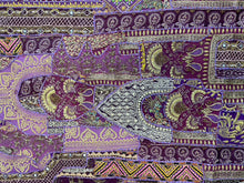 Load image into Gallery viewer, Large Purple Embroidered Textile Wall Art