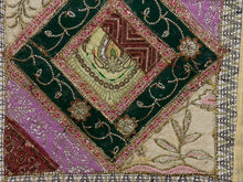 Load image into Gallery viewer, Medium White Shimmer Textile Wall Art