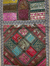 Load image into Gallery viewer, Medium White Shimmer Textile Wall Art