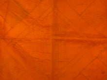 Load image into Gallery viewer, Large Orange Shimmer Textile Wall Art