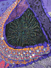 Load image into Gallery viewer, Medium Purple Patchwork Textile Wall Art