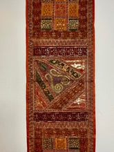 Load image into Gallery viewer, Medium Brown Shimmer Textile Wall Art