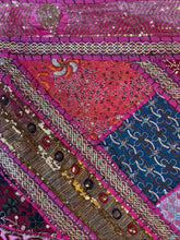 Load image into Gallery viewer, Large Pink Shimmer Textile Wall Art