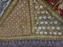 Load image into Gallery viewer, Large Olive Green Shimmer Textile Wall Art