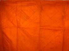 Load image into Gallery viewer, Large Orange Shimmer Textile Wall Art