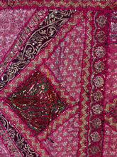 Load image into Gallery viewer, Large Pink Shimmer Textile Wall Art