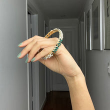 Load image into Gallery viewer, Green & Red Seb Bangles