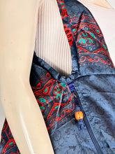 Load image into Gallery viewer, Dark Blue Silk Hobo Bag