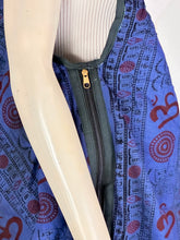 Load image into Gallery viewer, Blue Om Hobo Bag