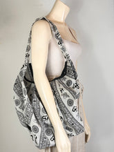 Load image into Gallery viewer, White Om Hobo Bag
