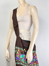 Load image into Gallery viewer, Brown Elephant Dholi Crossbody Bag