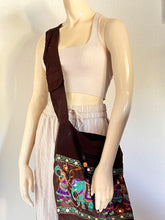 Load image into Gallery viewer, Brown Elephant Dholi Crossbody Bag