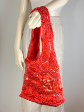 Load image into Gallery viewer, Red Full Sequin & Embroidery Purse