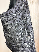 Load image into Gallery viewer, Black Full Sequin & Embroidery Purse