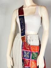 Load image into Gallery viewer, Om Checkered Bag (Elephant, Camel, Peacock, Fish)