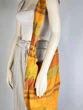 Load image into Gallery viewer, Yellow Recycled Textile Crossbody Bag