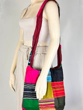 Load image into Gallery viewer, Red Elephant Checkered Crossbody Bag