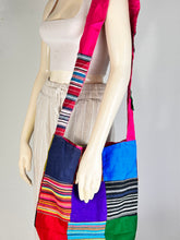 Load image into Gallery viewer, Pink Elephant Checkered Crossbody Bag