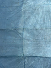 Load image into Gallery viewer, Large Blue Shimmer Textile Wall Art