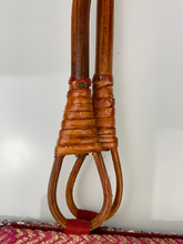 Load image into Gallery viewer, Paprika Stripe Wooden Handle Tote