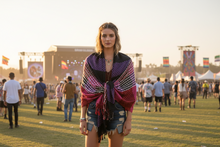 Load image into Gallery viewer, Double Sided Multicolored Plaid Pashmina Shawl
