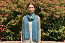 Load image into Gallery viewer, Dark Blue Maggi Scarf
