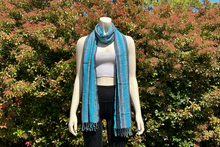 Load image into Gallery viewer, Blue Maggi Scarf
