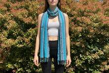 Load image into Gallery viewer, Blue Maggi Scarf
