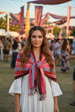 Load image into Gallery viewer, Sunrise Paisley Pashmina Shawl Wrap
