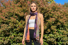 Load image into Gallery viewer, Multicolored Circles Pashmina Shawls
