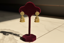 Load image into Gallery viewer, Gold Lightweight Mini Jhumki Earrings
