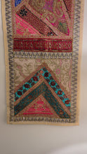 Load and play video in Gallery viewer, Medium White Shimmer Textile Wall Art
