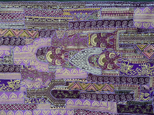 Large Purple Wall Hanging (Embroidery)