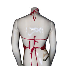 Load image into Gallery viewer, Pink Beaded Butterfly Top
