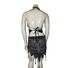 Load image into Gallery viewer, Black Beaded Butterfly Set
