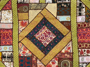Large Brown Wall Hanging (Embroidery)