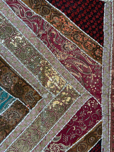 Large Maroon Wall Hanging (Shimmer)