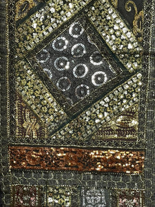 Medium Black Wall Hanging (Shimmer)