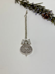 Silver Circle Rhinestone Tika