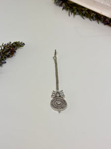 Silver Circle Rhinestone Tika