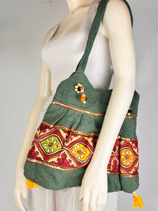 Green Upcycled Purse