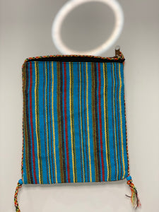 Green Sequins Sari Bag