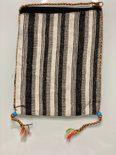Load image into Gallery viewer, Dark Blue Sequins Sari Bag
